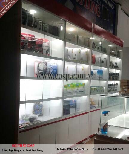 Thiết kế nội thất cửa hàng máy tính - Anh Hùng - Đăk Nông